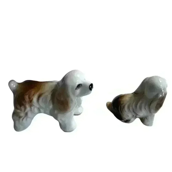 Vintage Miniature Cocker Spaniel Porcelain Figurines - Picture 4 of 10